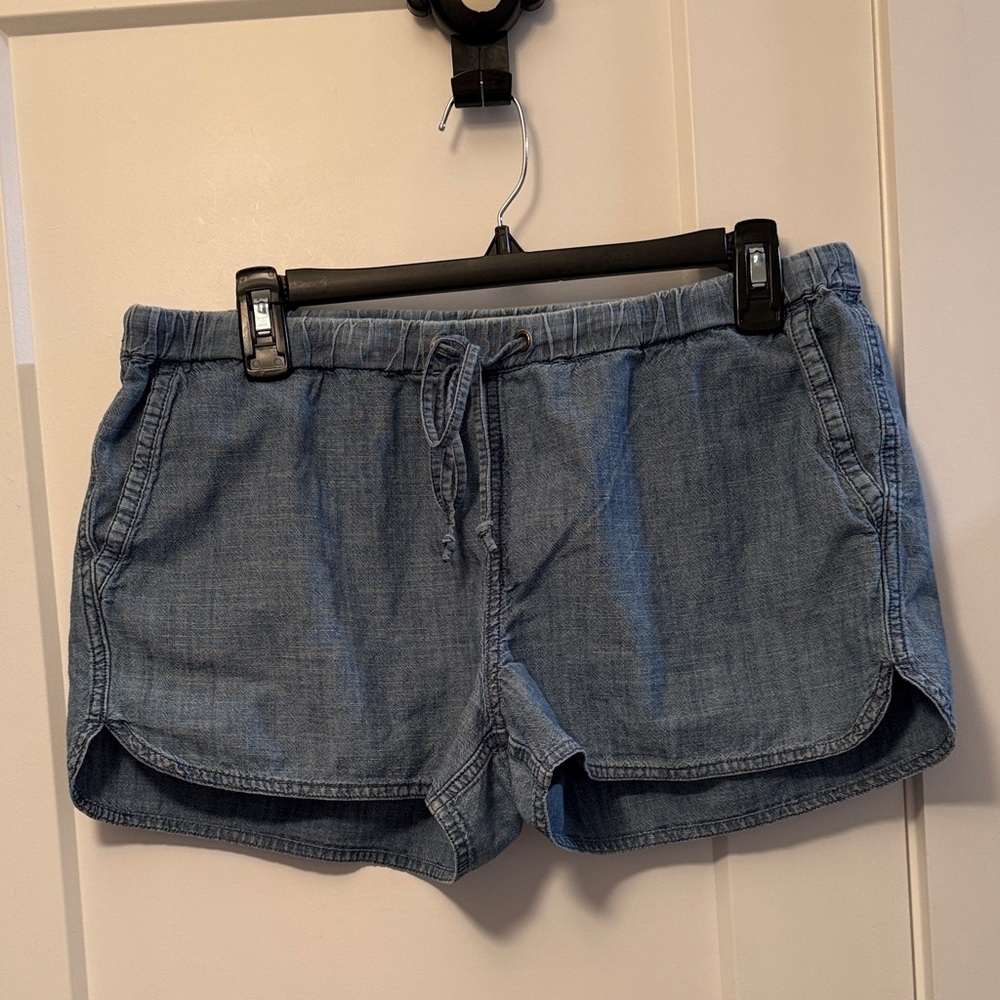J. Crew Women's Light Blue Cotton Shorts Size M